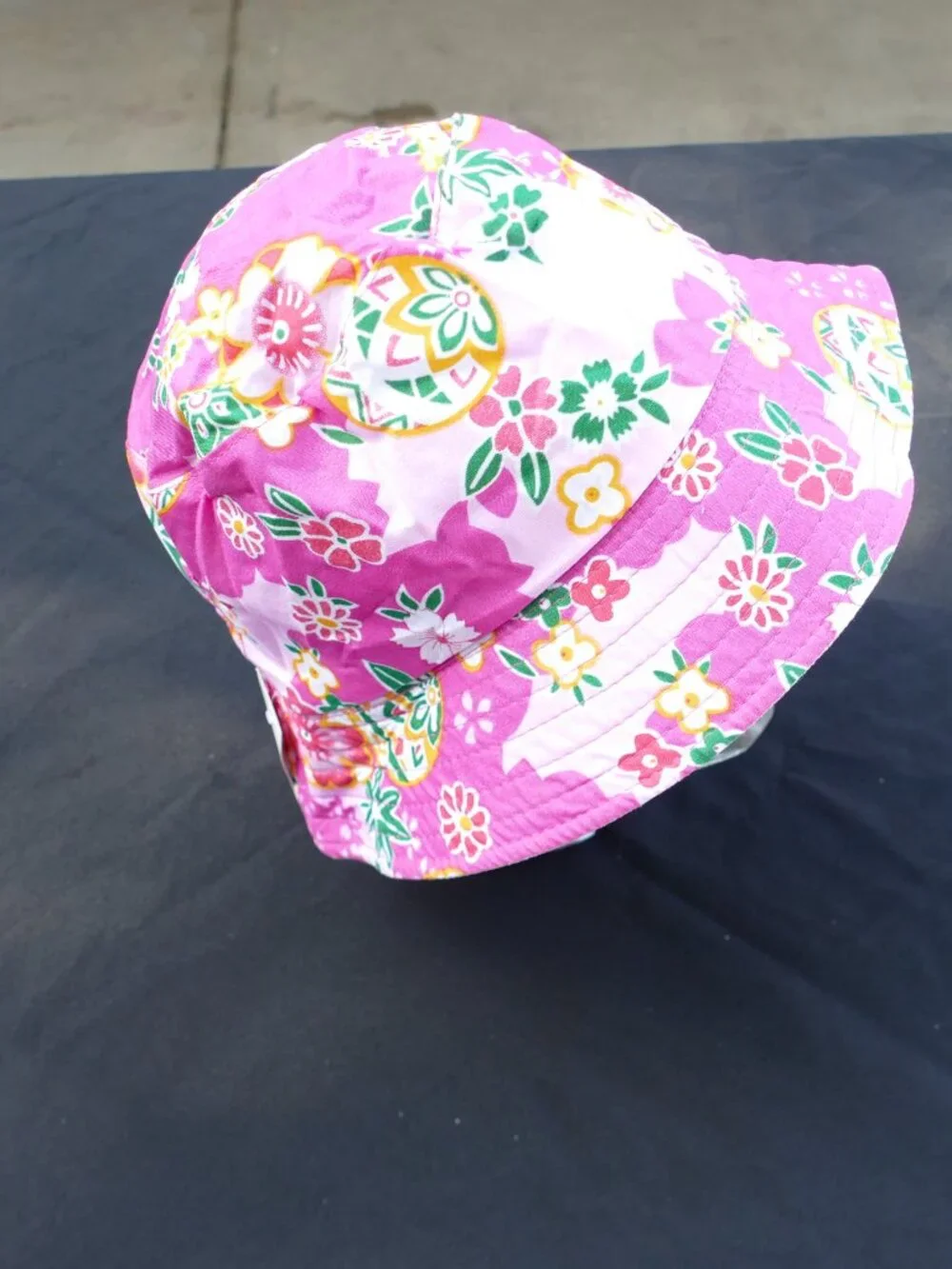 NWT Soft Pink Floral Bucket Hat KIDS